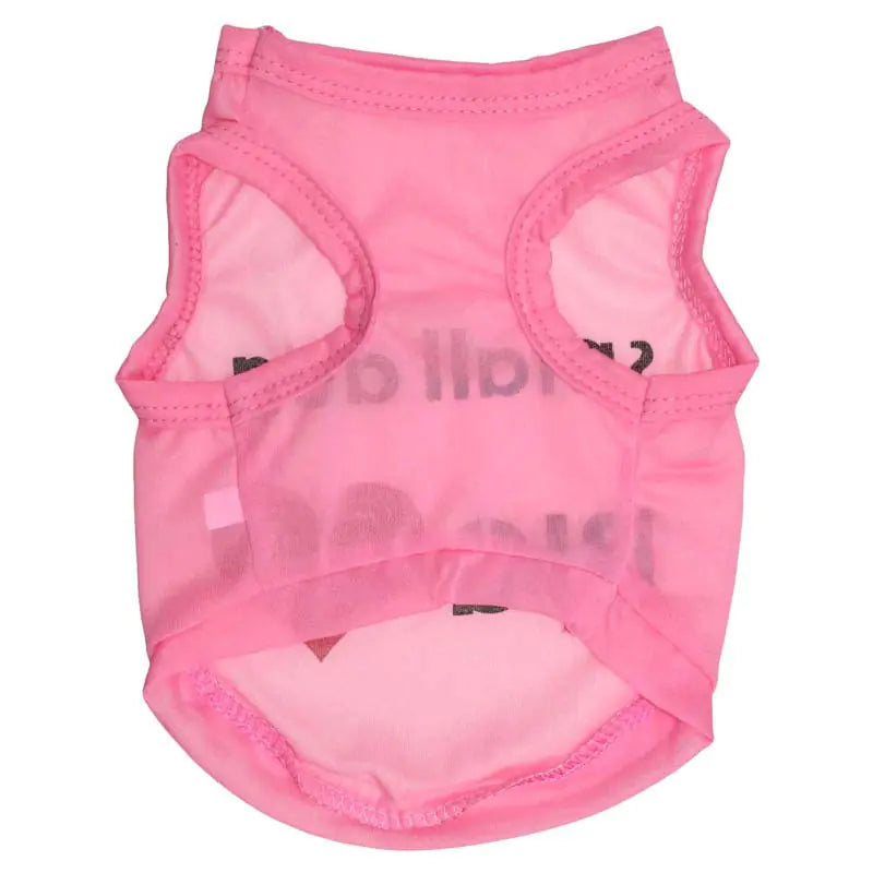 Pet Vest for Small Dogs with Heart Design
